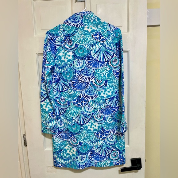 LILLY PULITZER CAPTAIN POPOVER DRESS Size XS - Picture 5 of 5
